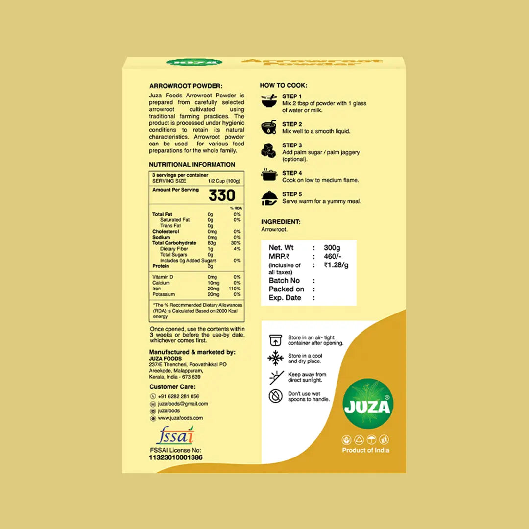 Arrowroot Powder