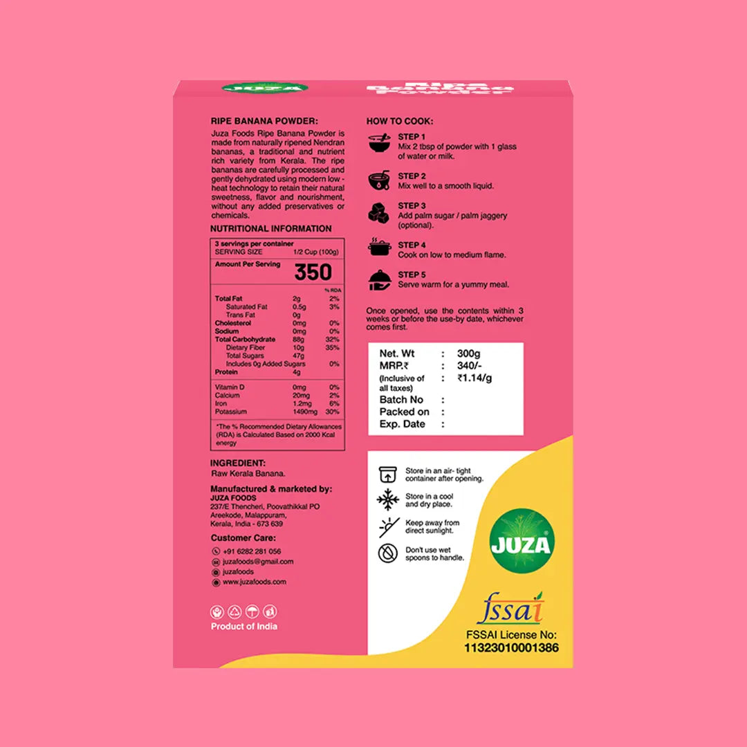 Ripe Banana Powder