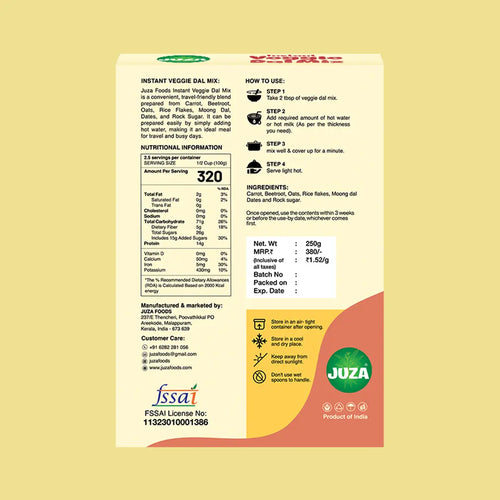 Instant Veggie Dal Mix