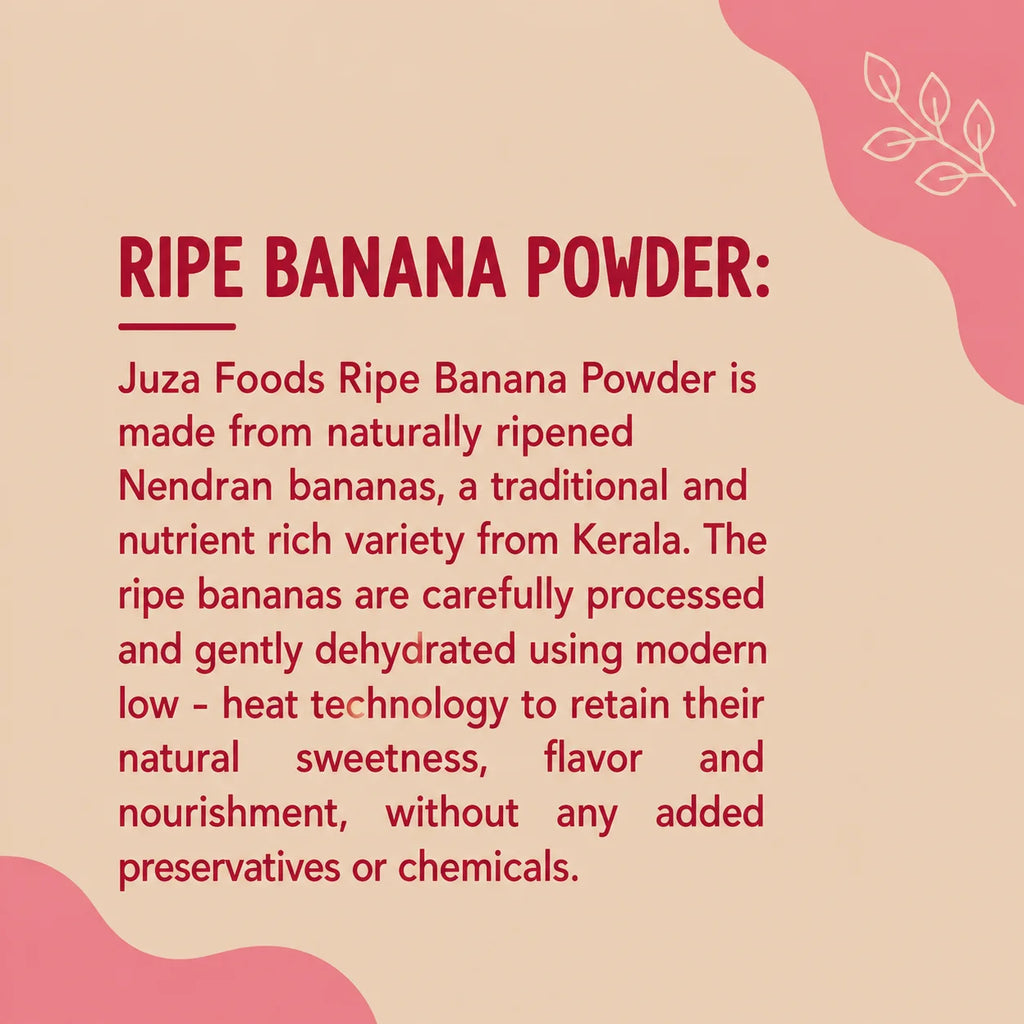 Ripe Banana Powder