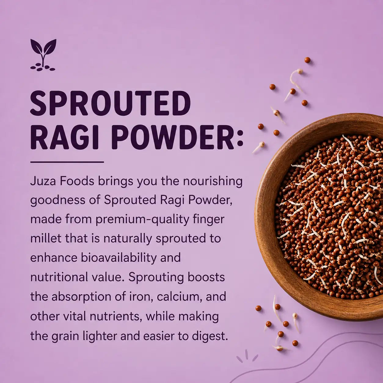 Sprouted Ragi Powder