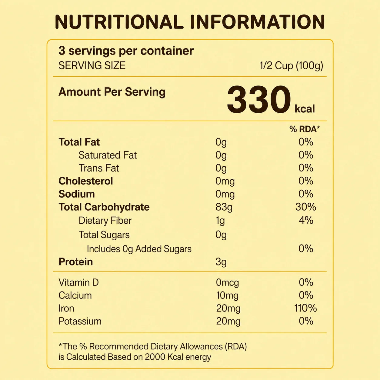 Arrowroot Powder