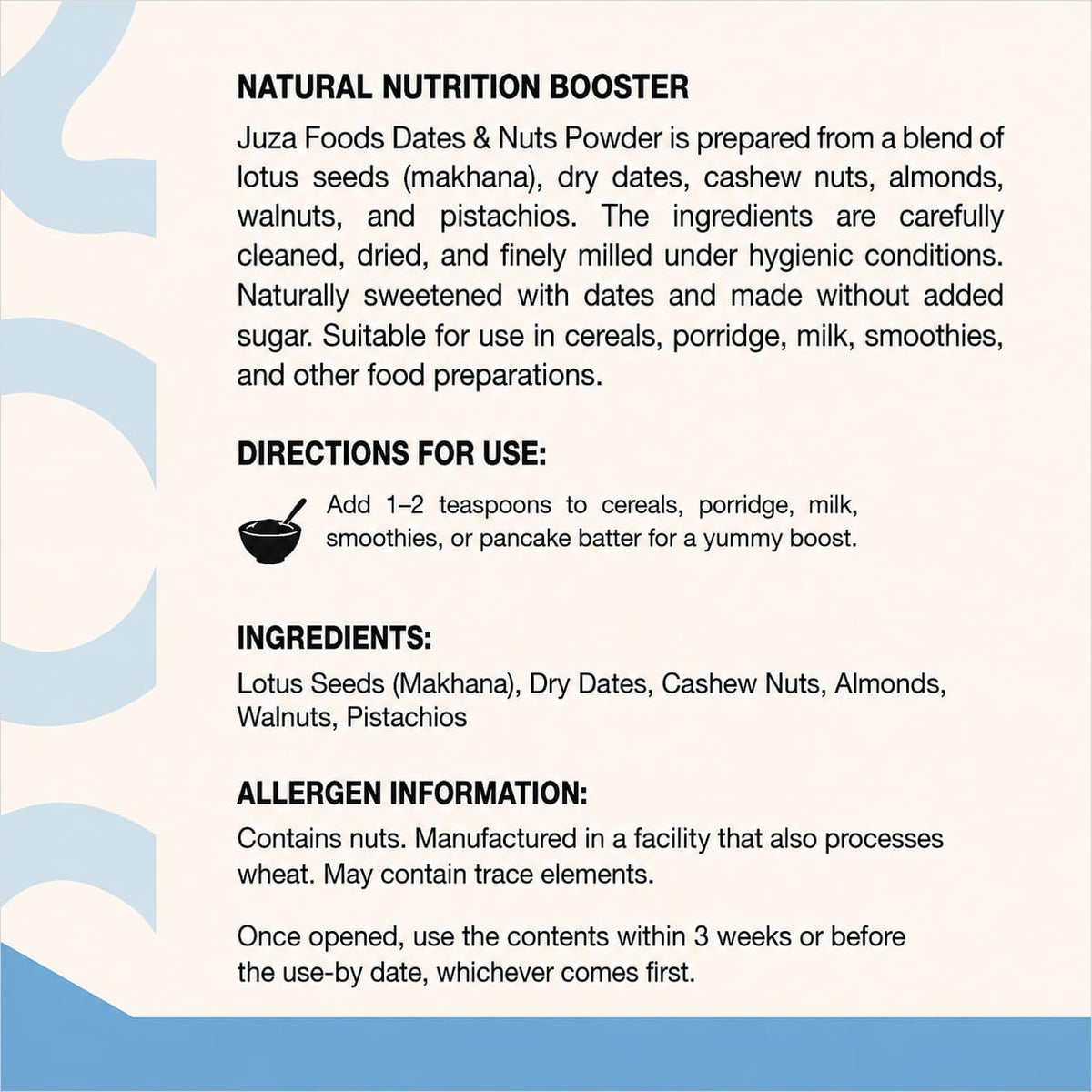 Nuts and Dates Powder